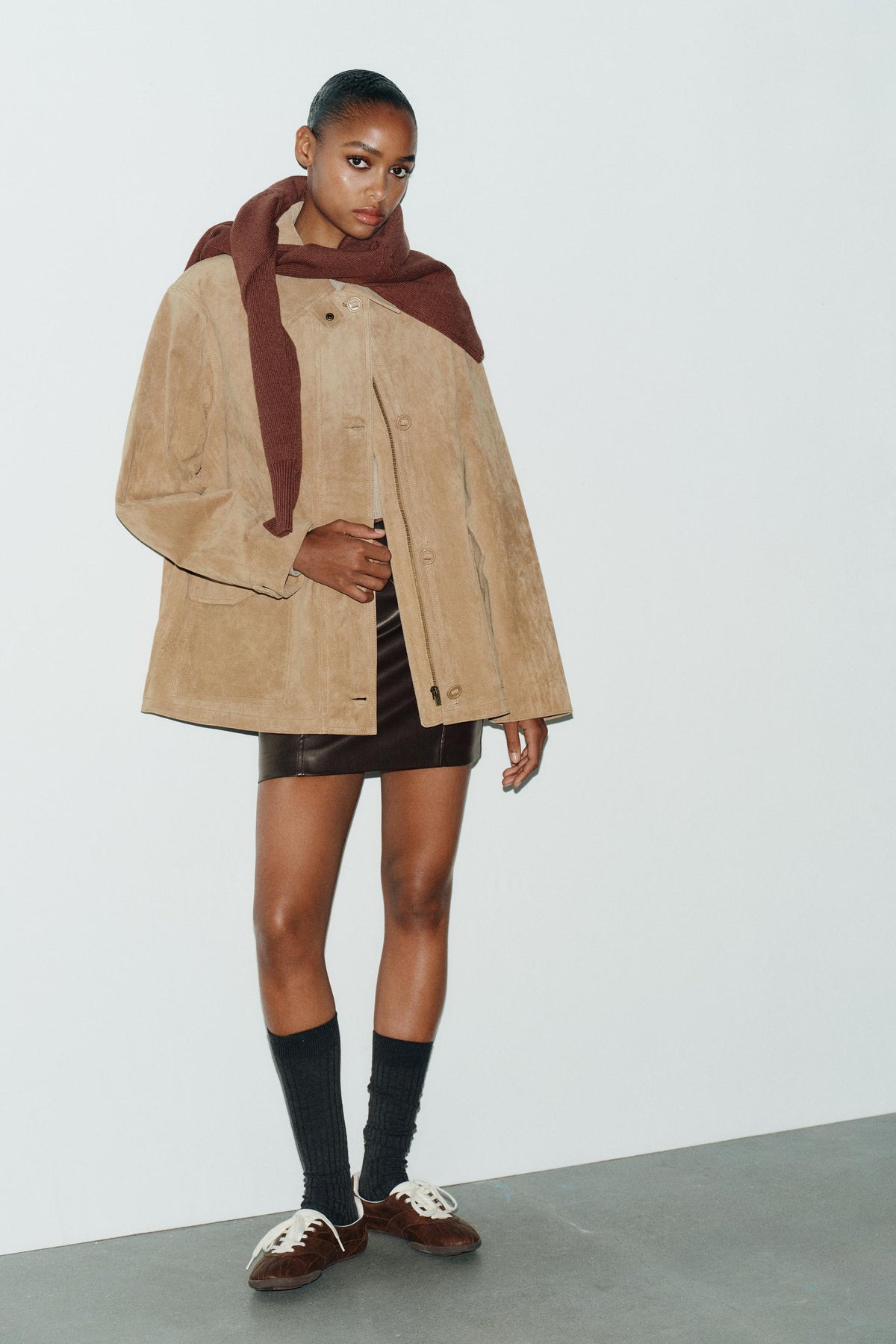 Suede Leather Jacket