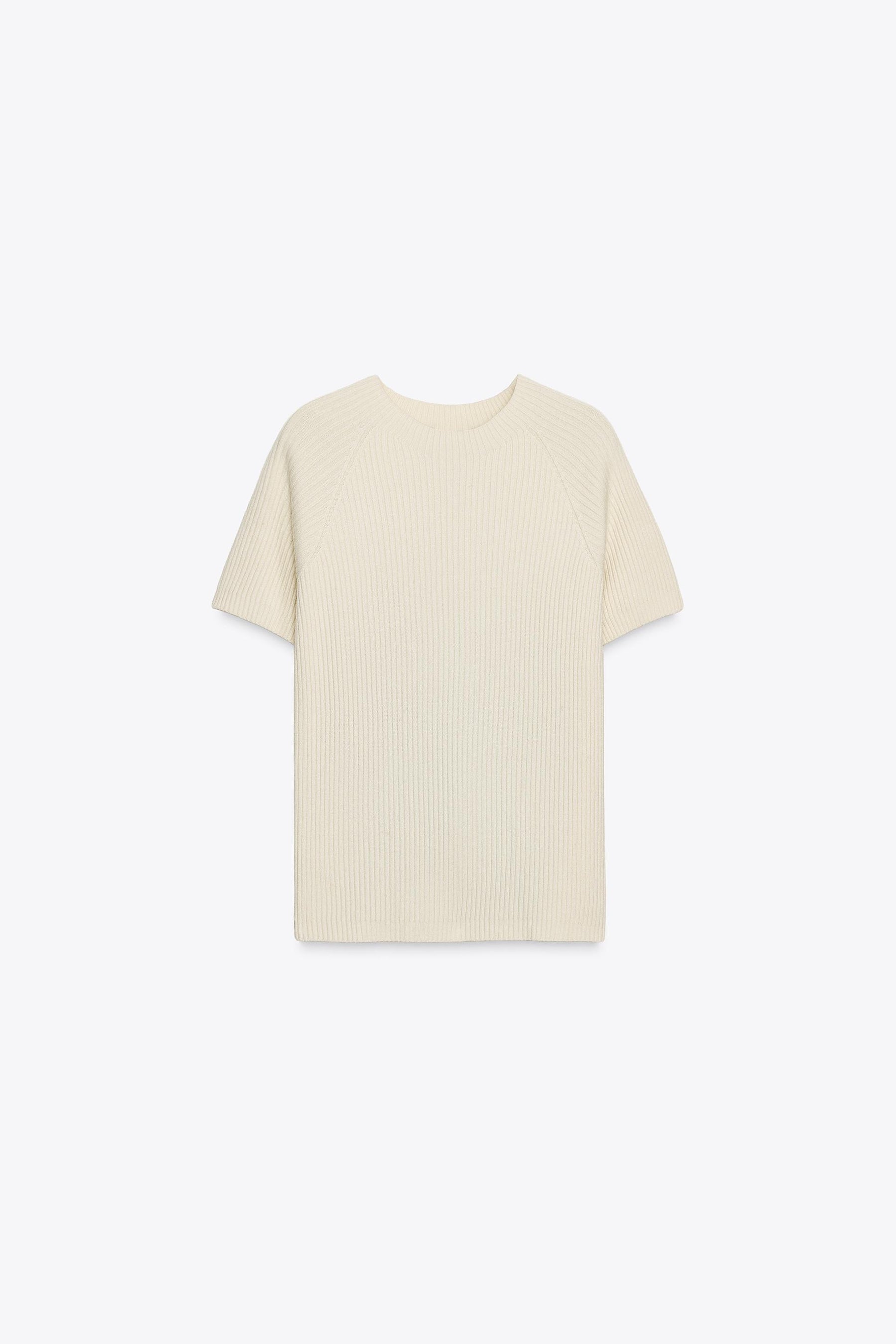 SHORT SLEEVE KNIT JUMPER WITH BOW BACK - Image 6