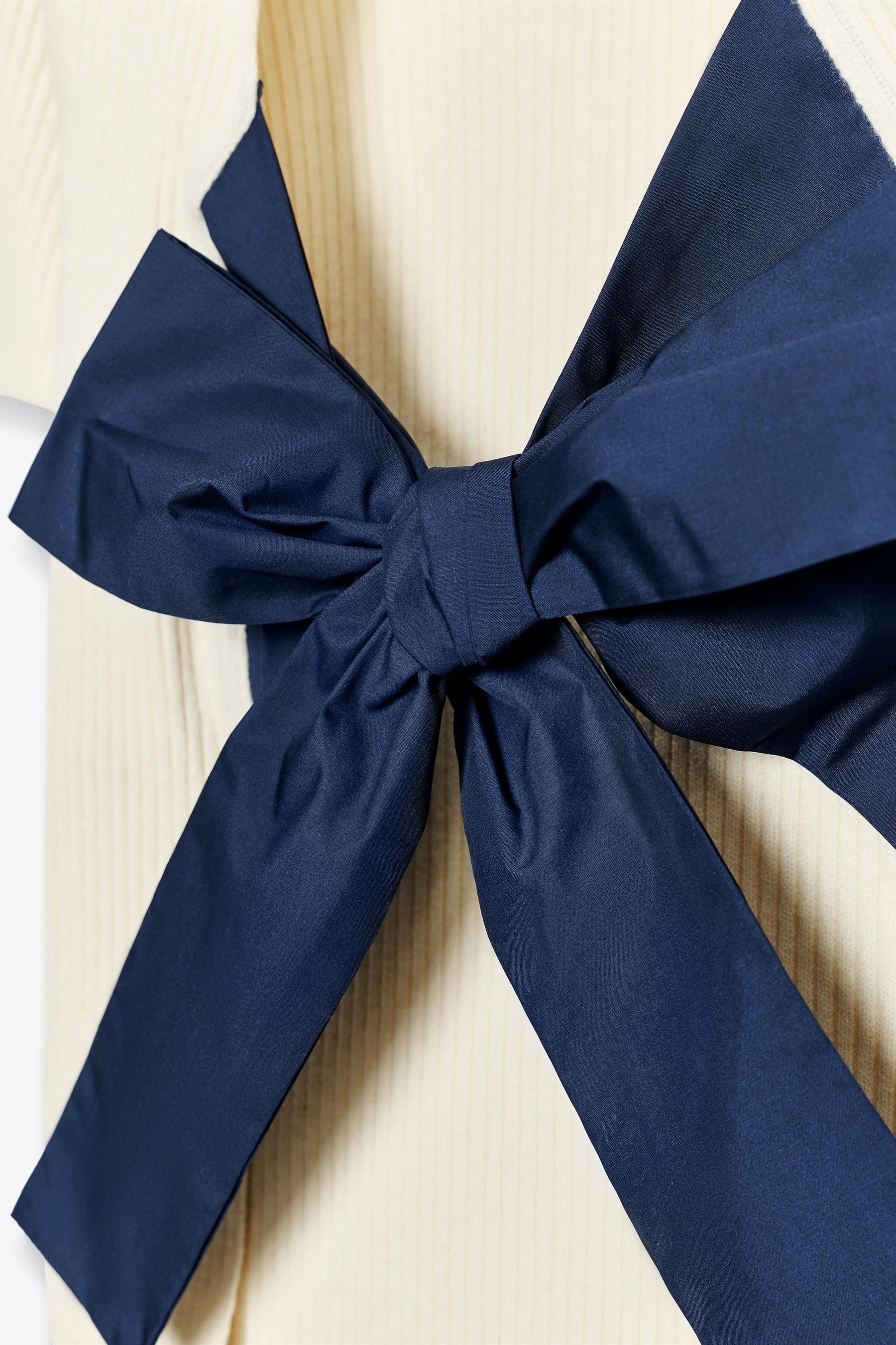 SHORT SLEEVE KNIT JUMPER WITH BOW BACK - Image 8