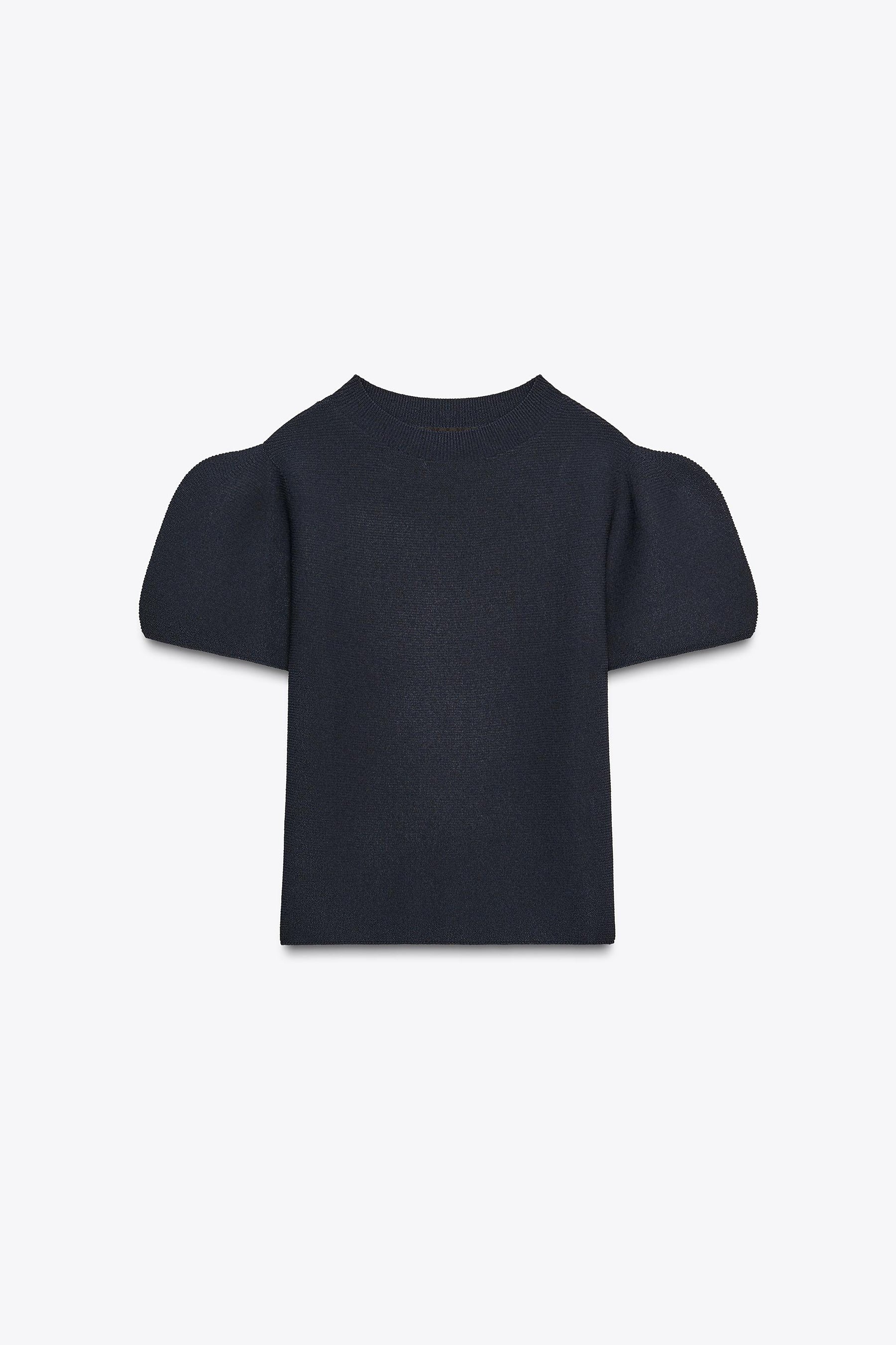 Puff Sleeve Knit Jumper