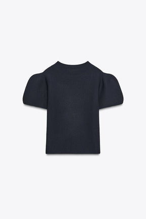 Puff Sleeve Knit Jumper