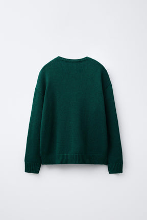 Embroidered Knit Jumper