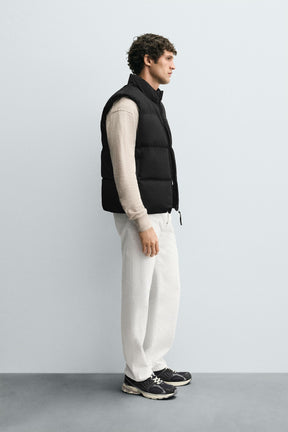 REGULAR FIT PADDED GILET - Image 4