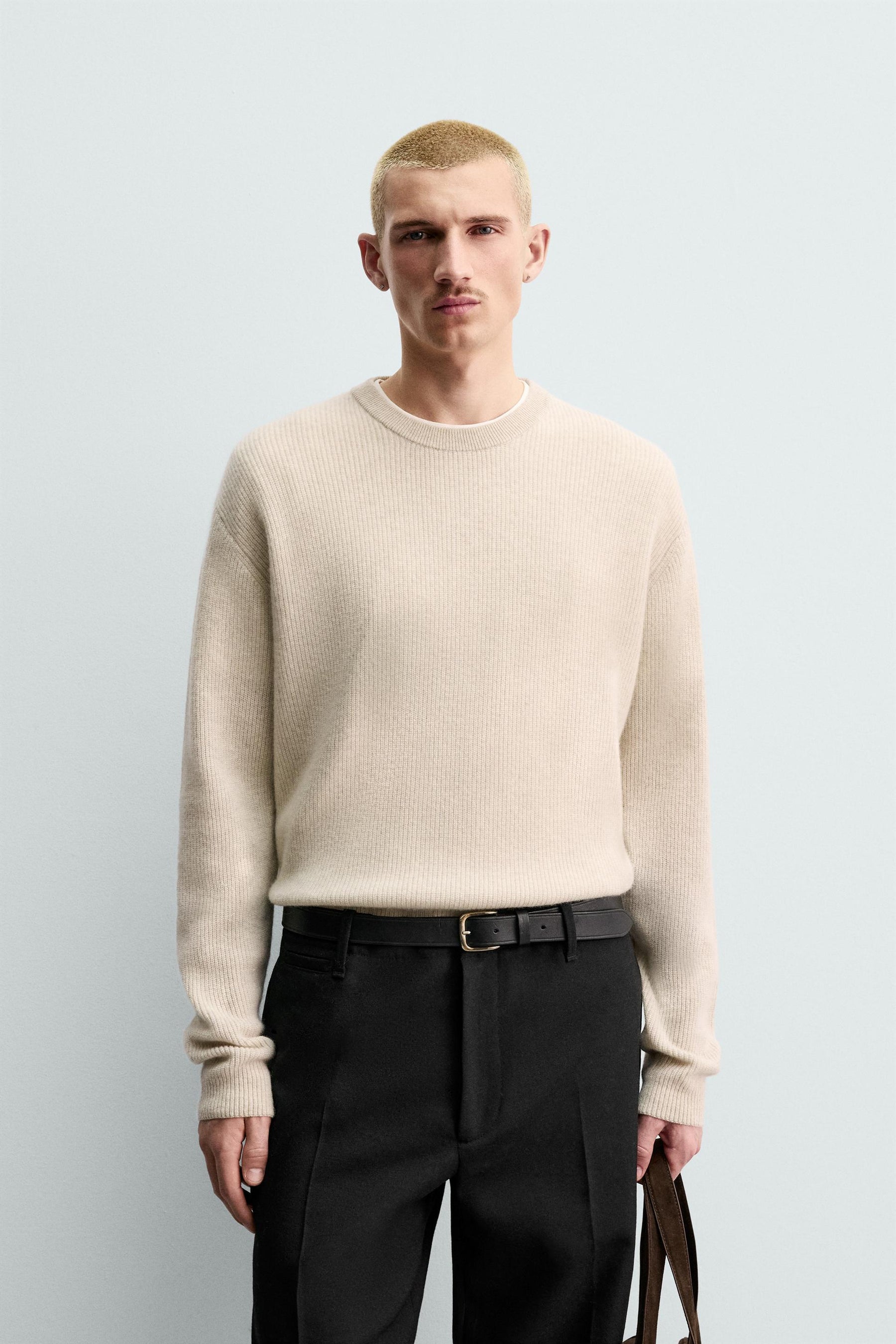 Cashmere Ribbed Pullover
