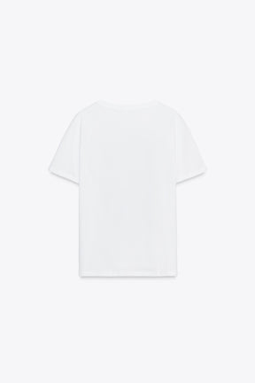 Metallic-Print T-Shirt