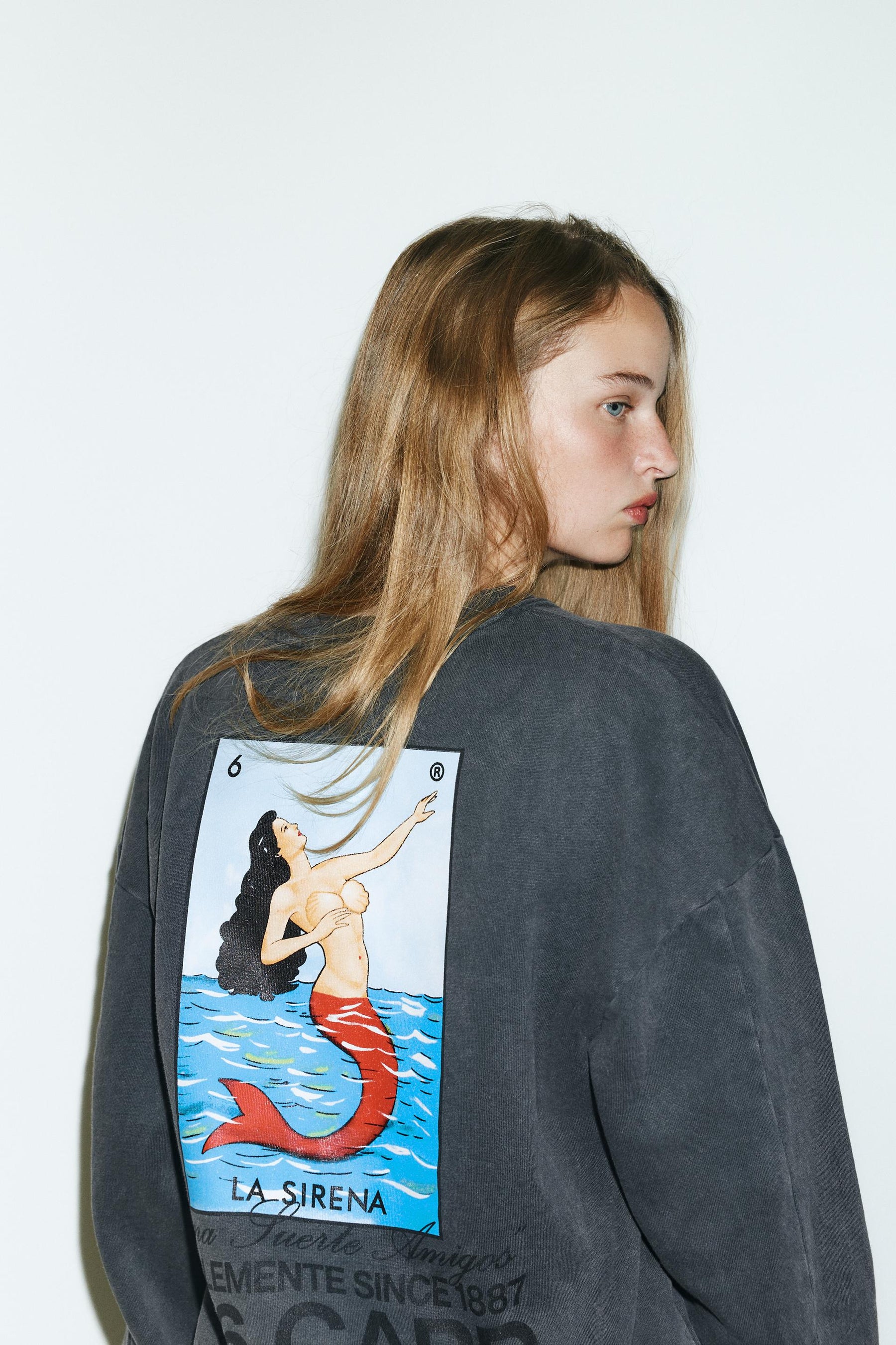 Washed Effect Sweatshirt