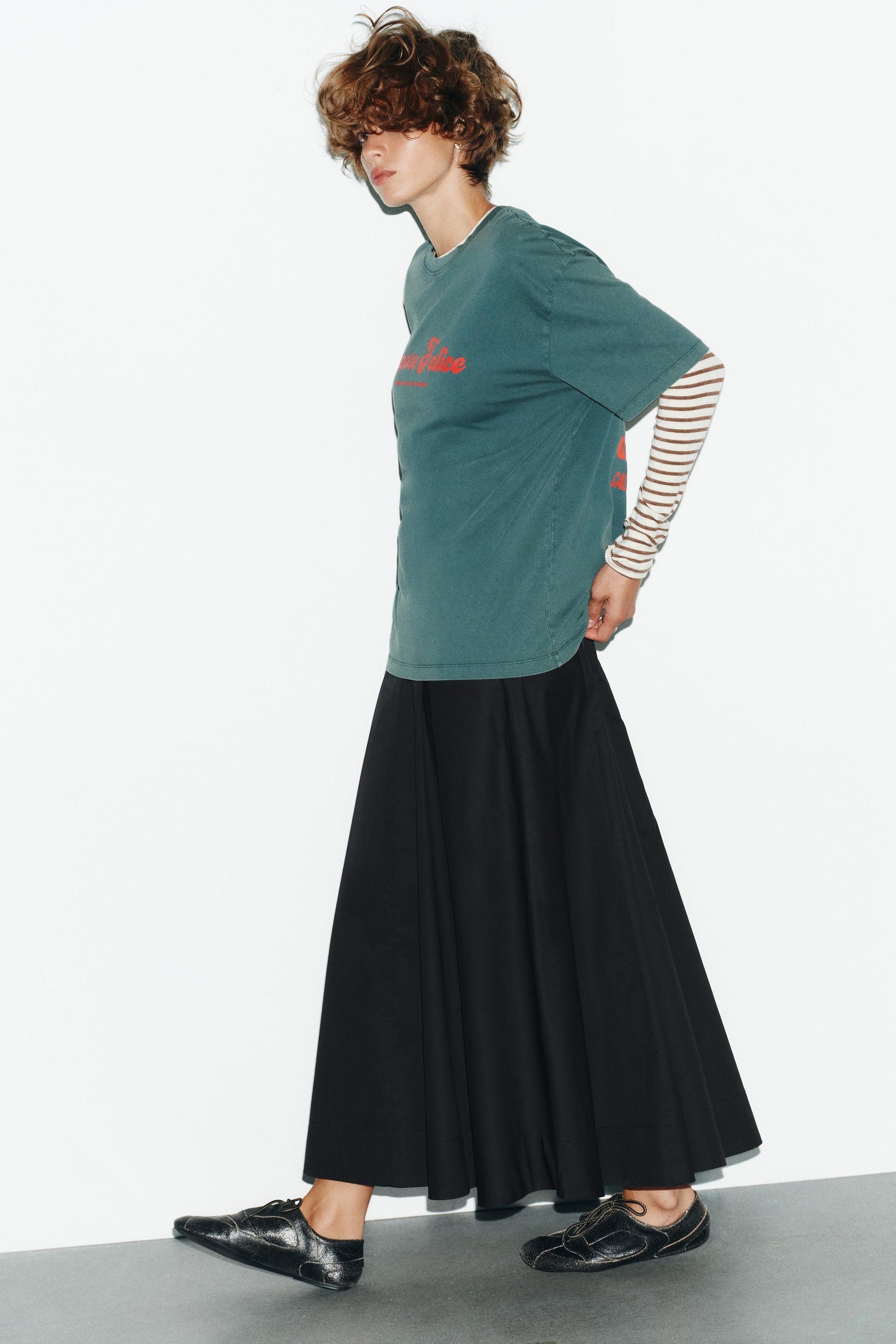 Slogan Print T-Shirt