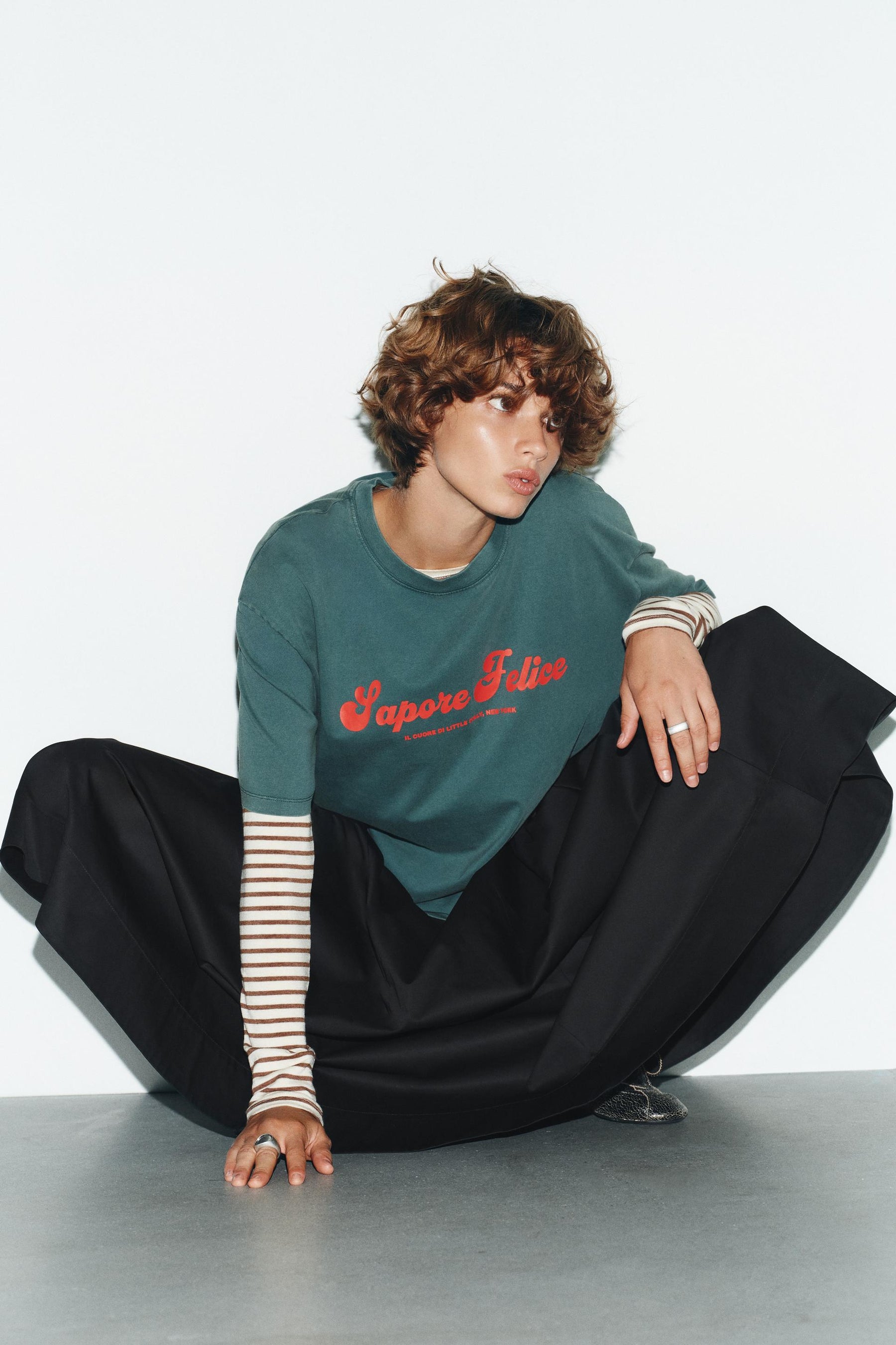 Slogan Print T-Shirt