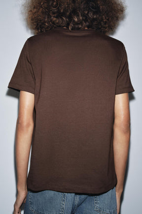 METALLIC SHORT-SLEEVE SHIRT