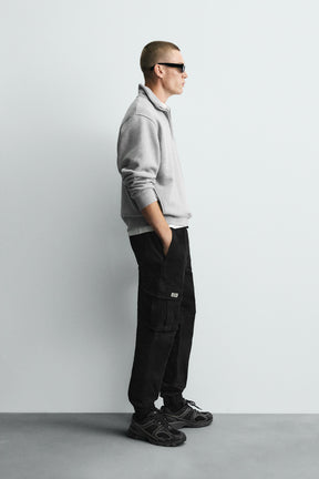 SLIM FIT CARGO TROUSERS - Image 3