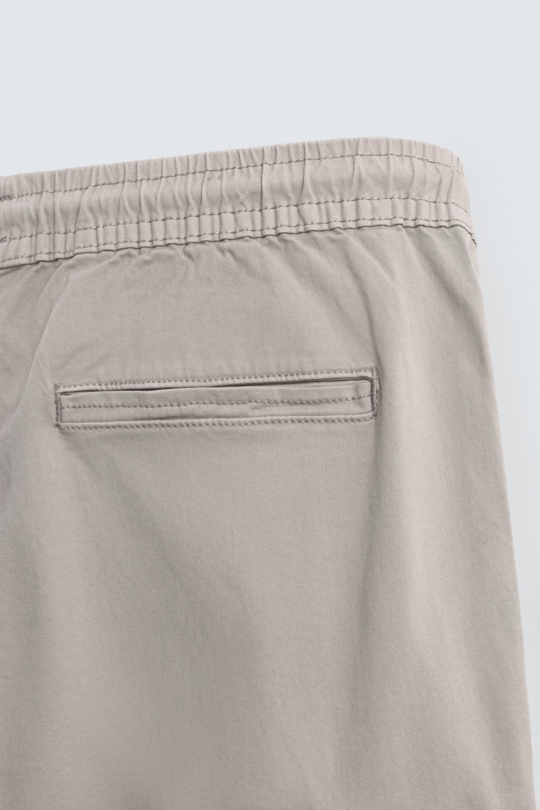 SLIM FIT CARGO TROUSERS - Image 9