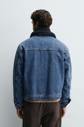 QUILTED DENIM OVERSHIRT - Image 3
