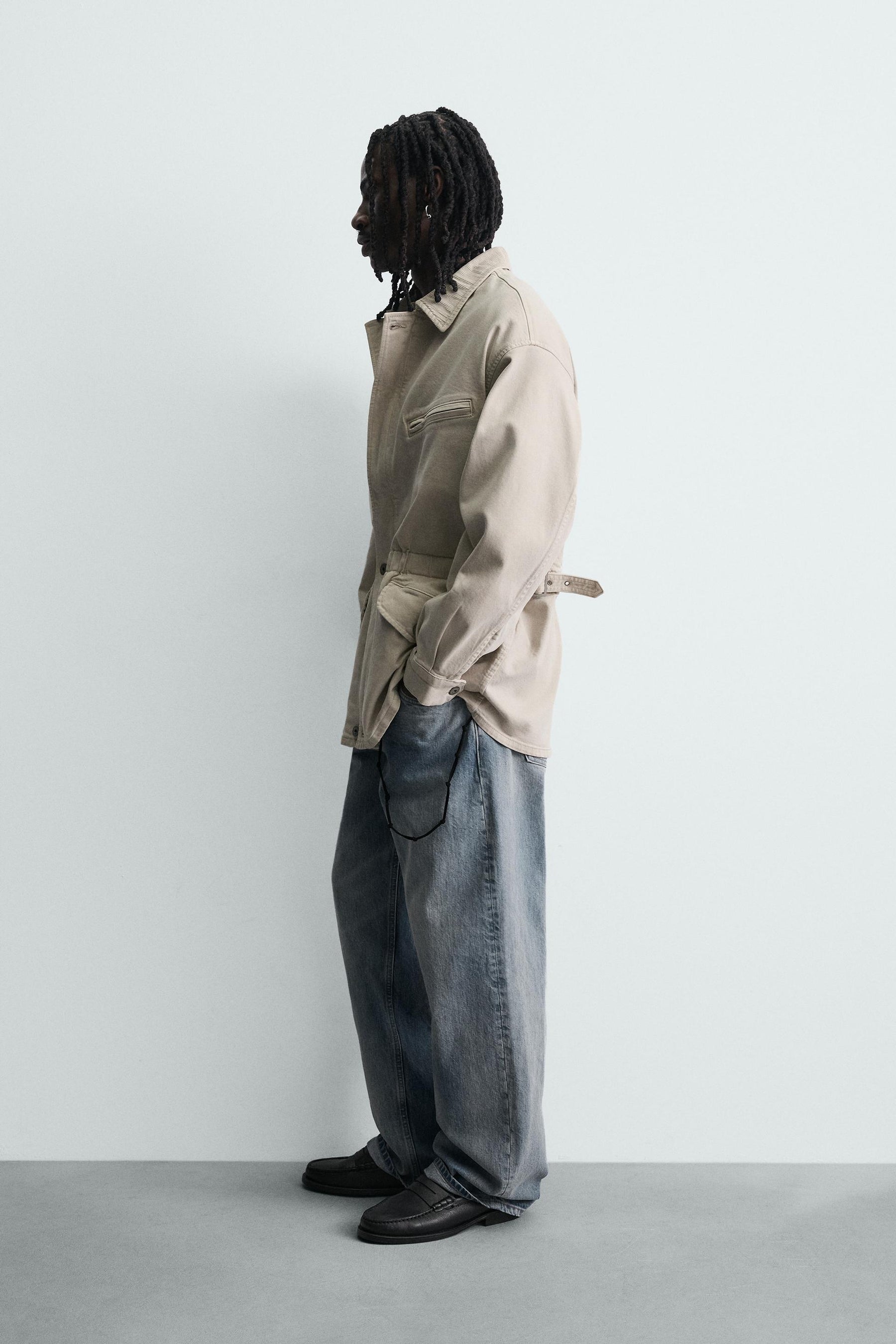 Pocketed Denim Jacket