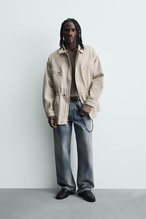 Pocketed Denim Jacket