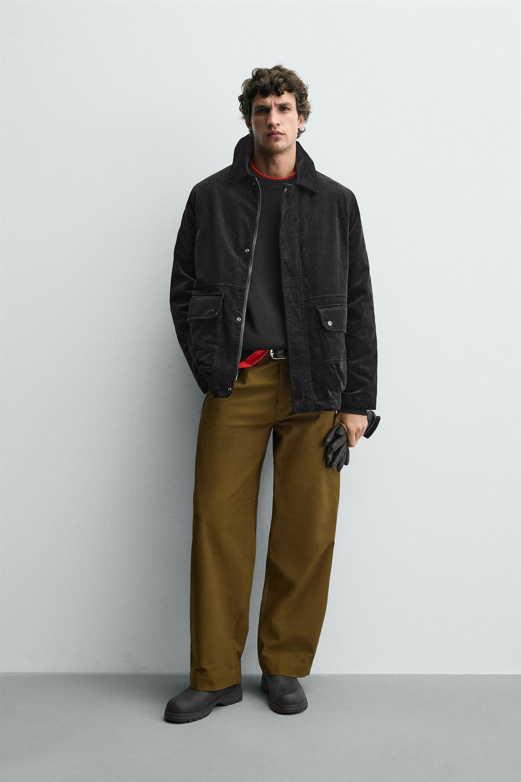 CORDUROY JACKET WITH POCKETS - Image 1