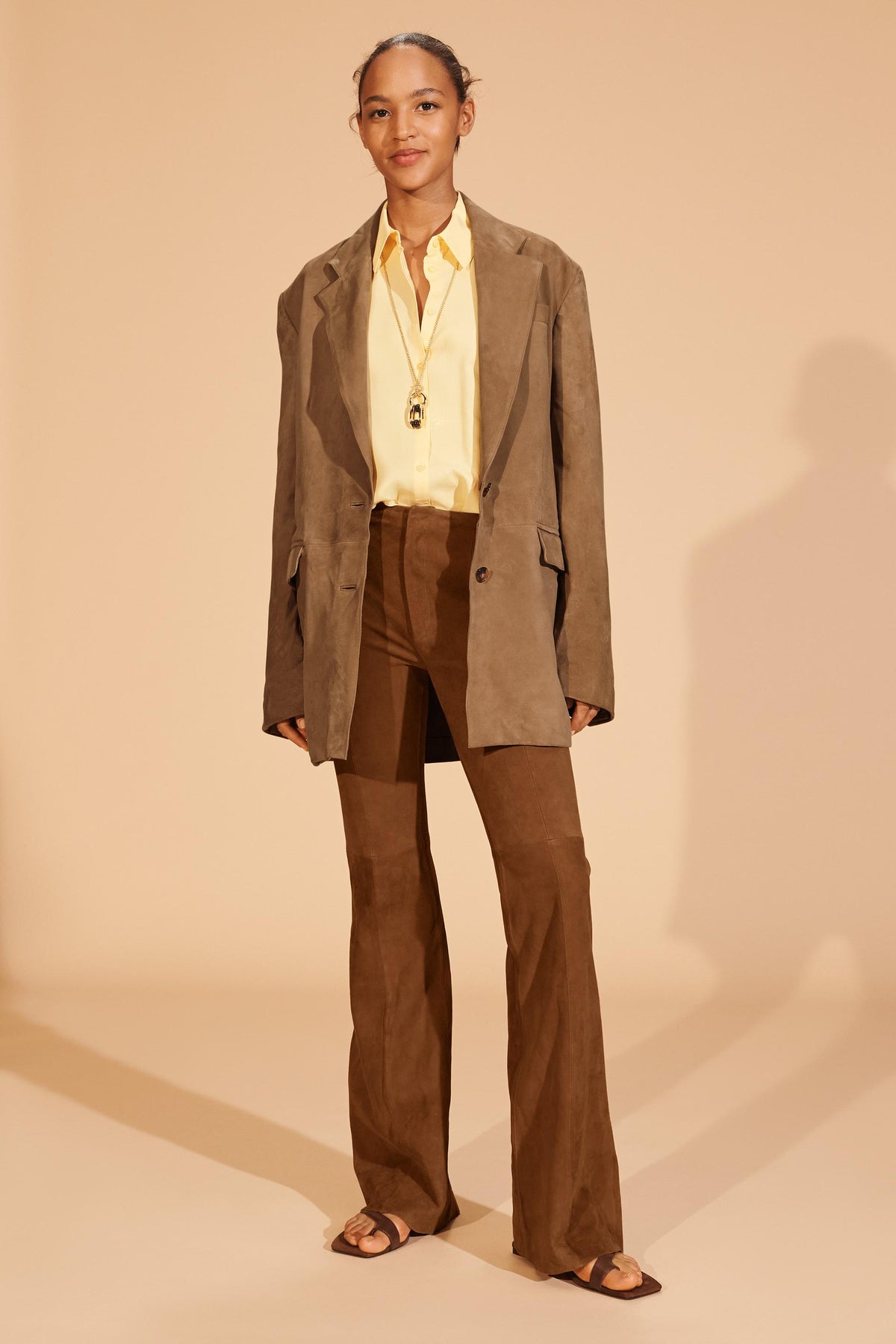 SUEDE LEATHER TROUSERS