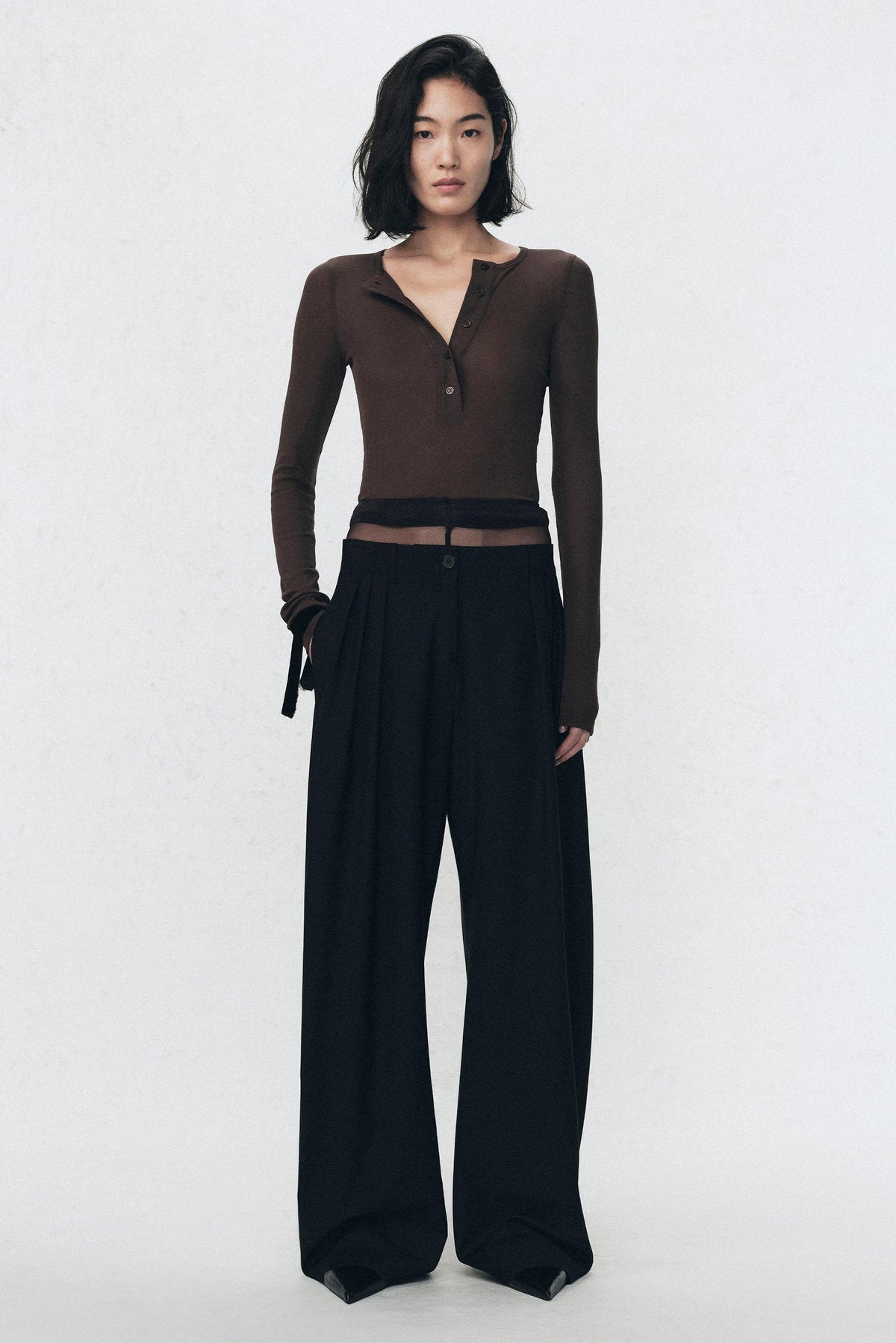 Henley Collar T-Shirt