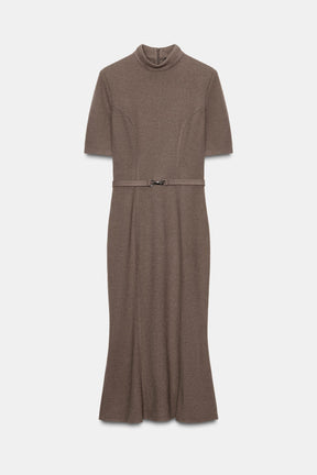 SOFT BELTED DRESS - Image 3