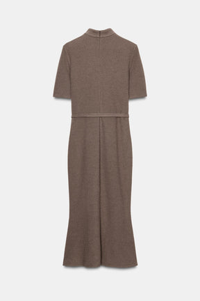 SOFT BELTED DRESS - Image 4