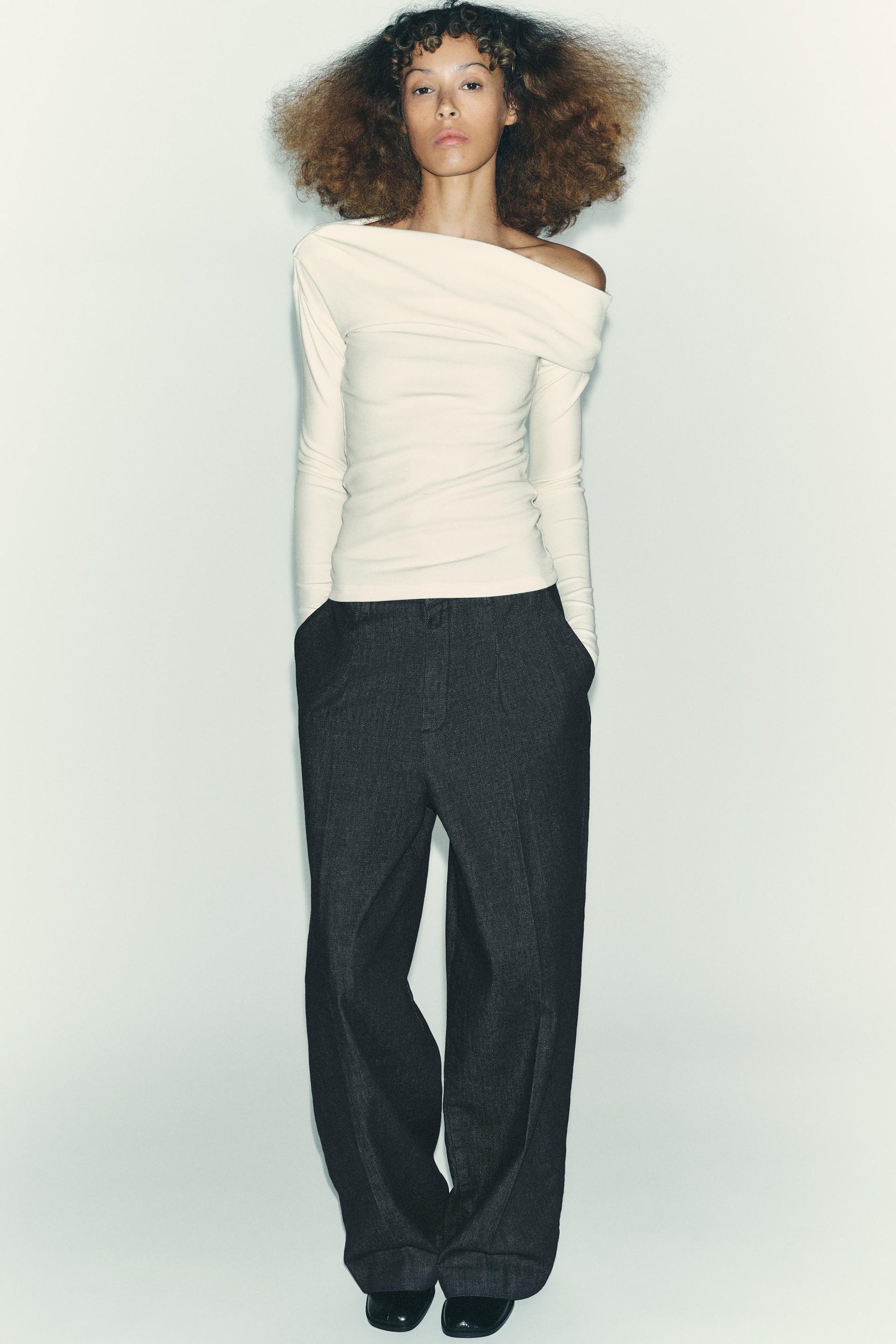 ASYMMETRIC SOFT SHIRT