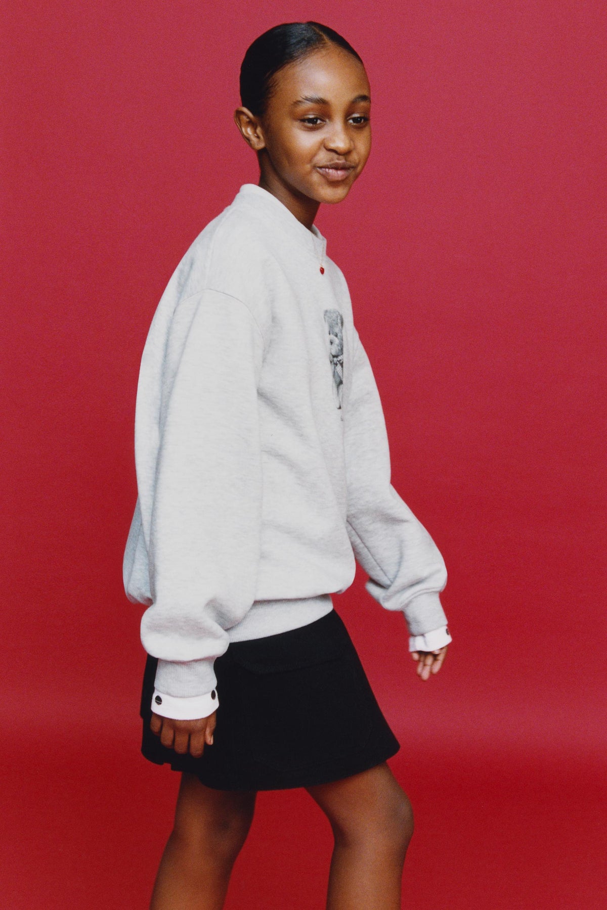 SWEATSHIRT WITH BEAR PRINT - Image 1