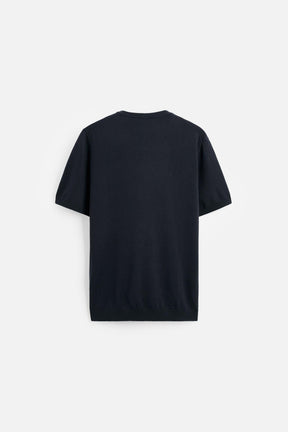 VISCOSE BLEND KNIT T-SHIRT - Image 7