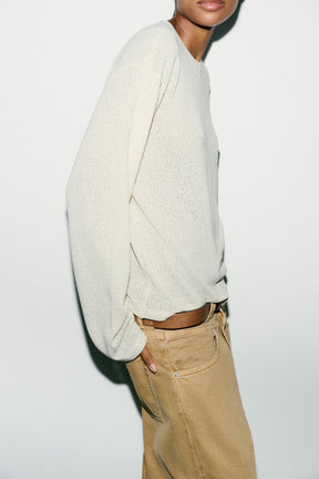 Knit Cut-Out Sweater