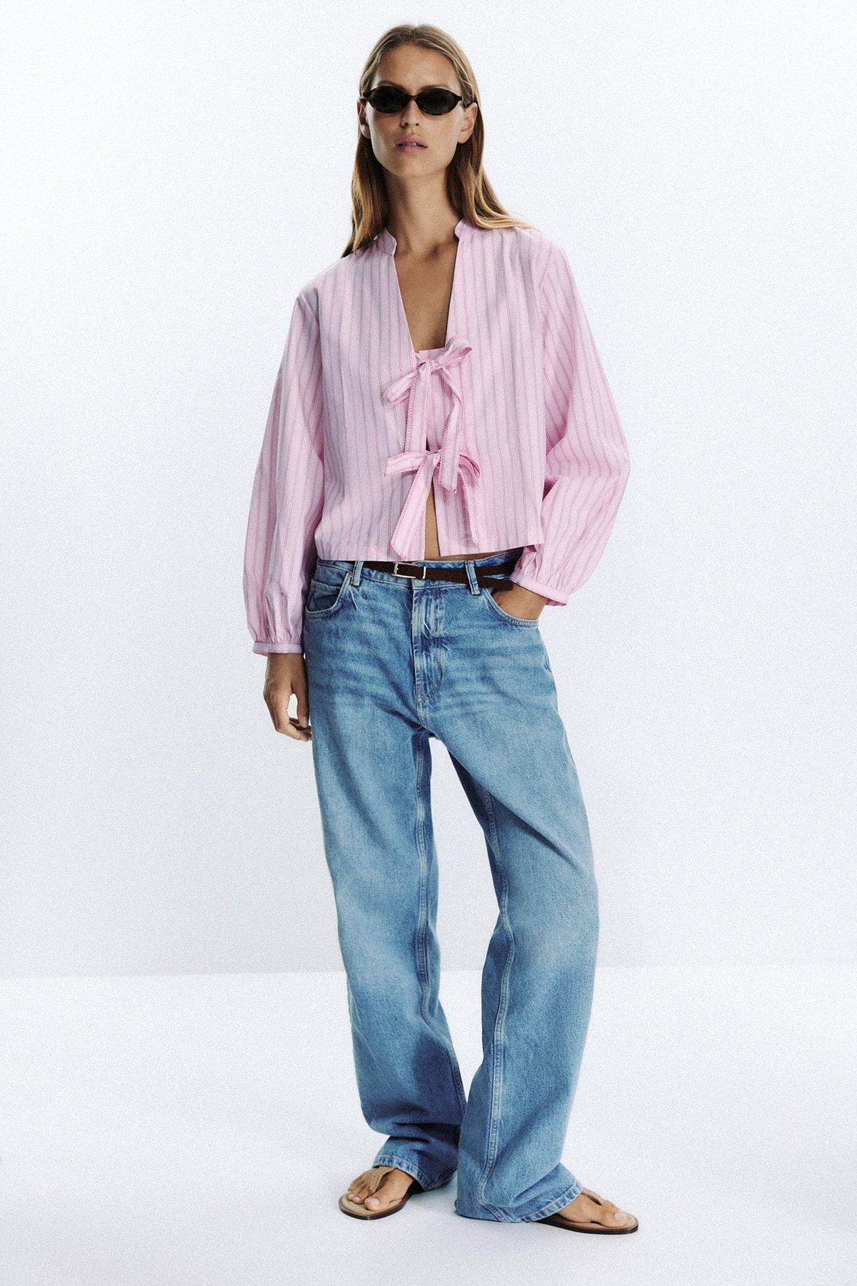 Striped Poplin Shirt