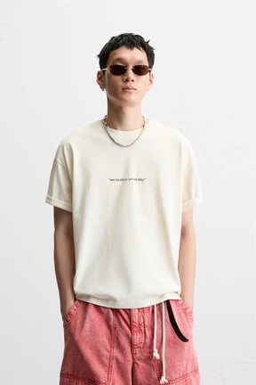 WASHED PRINT T-SHIRT - Image 2