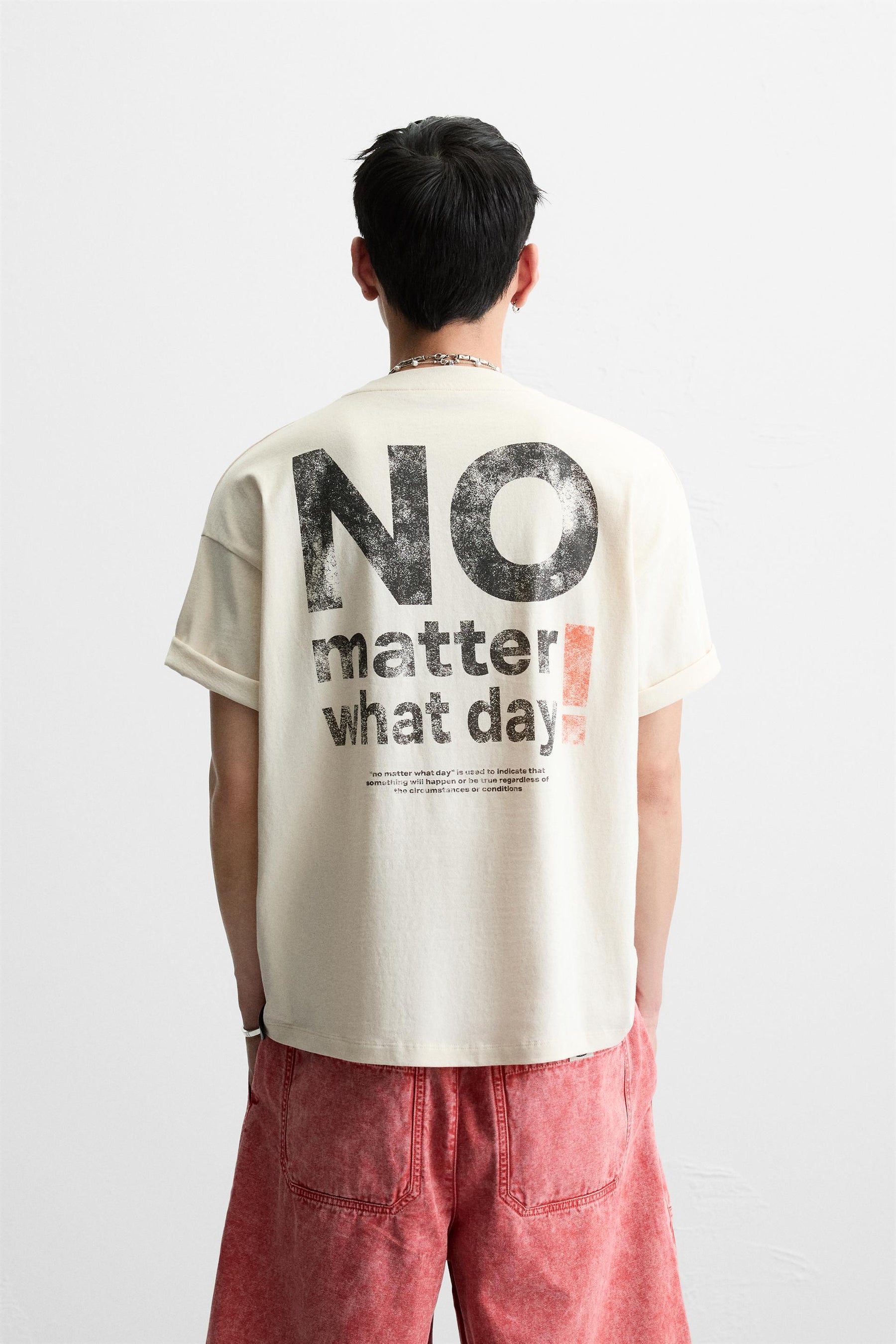 WASHED PRINT T-SHIRT - Image 3