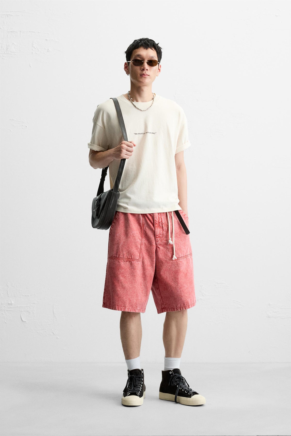 WASHED PRINT T-SHIRT - Image 1