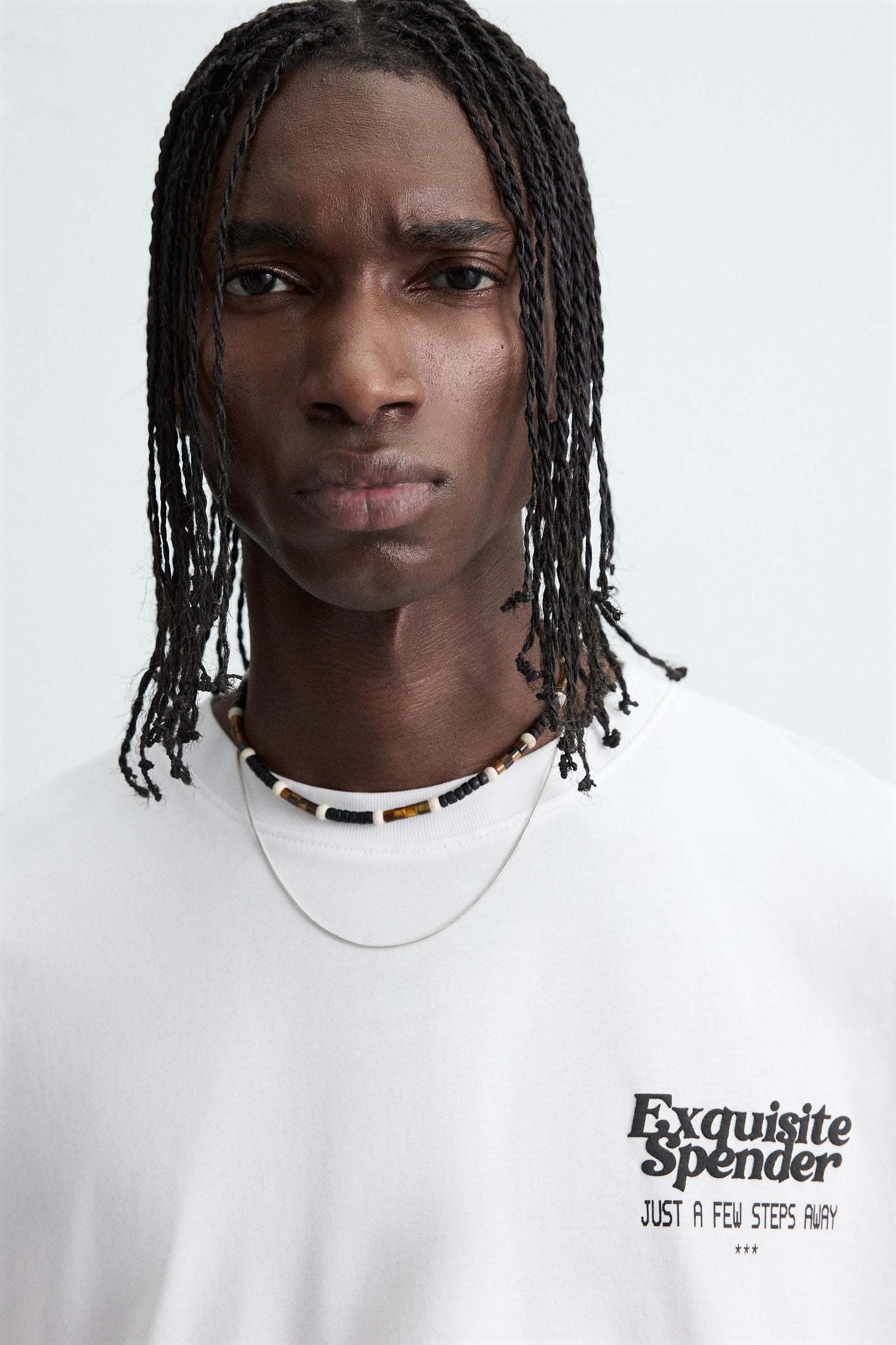 T-SHIRT WITH RAISED PRINTS - Image 4