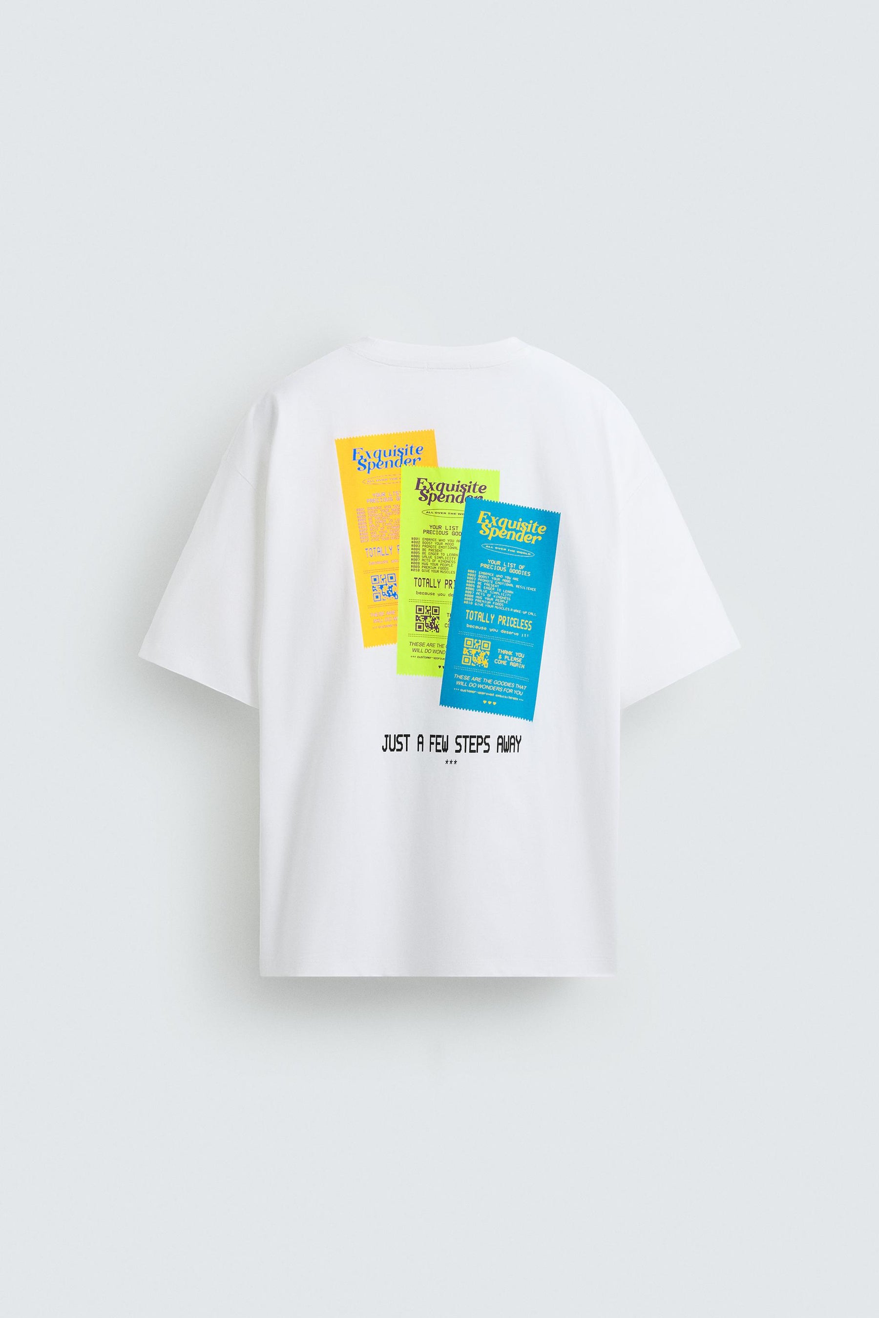 T-SHIRT WITH RAISED PRINTS - Image 6