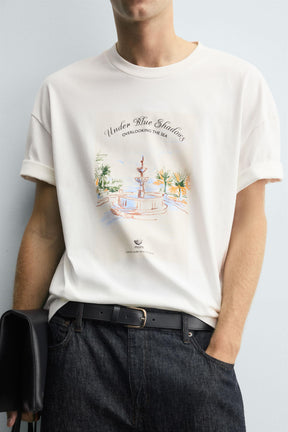 EMBROIDERED PRINT T-SHIRT - Image 5