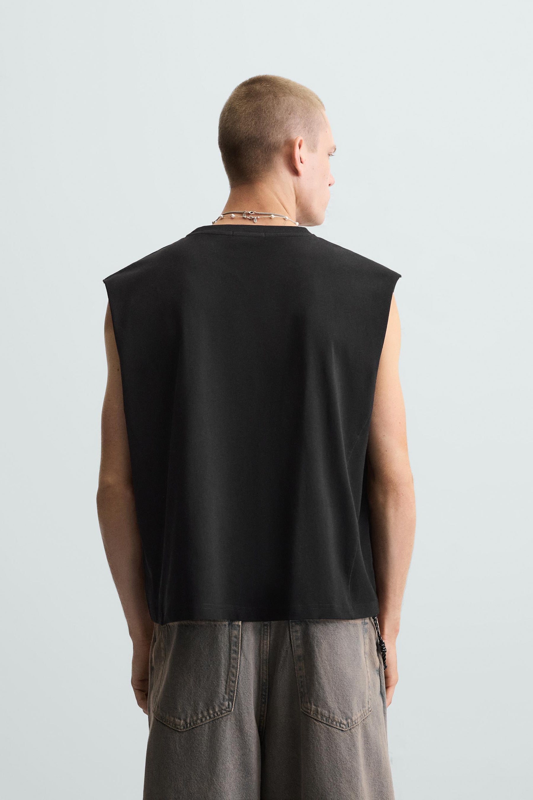 SLOGAN PRINT TANK TOP - Image 3