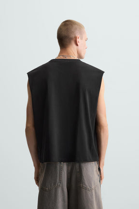 SLOGAN PRINT TANK TOP - Image 3