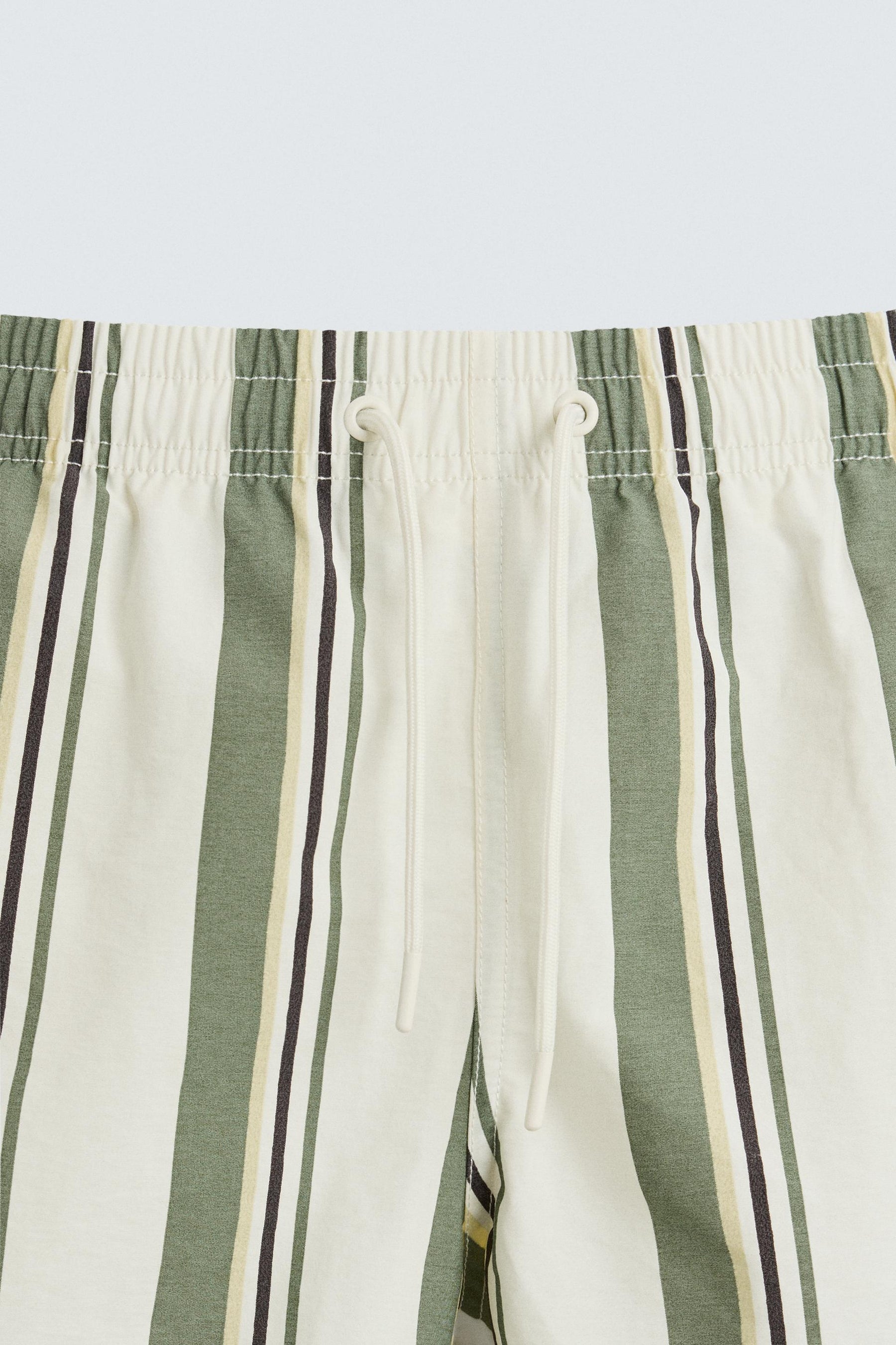 STRIPED MID-LENGTH SWIMMING TRUNKS - Image 8