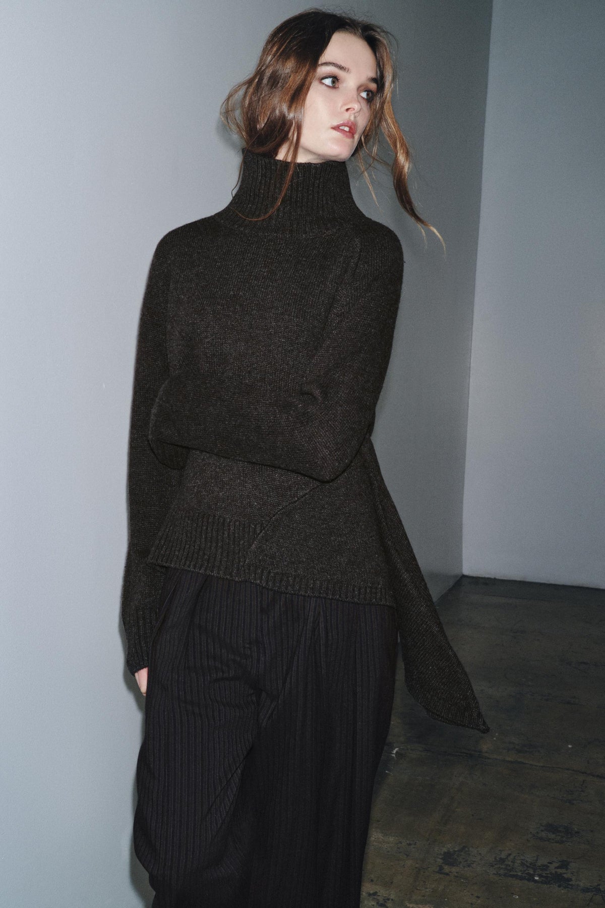 Asymmetric Wool Jumper