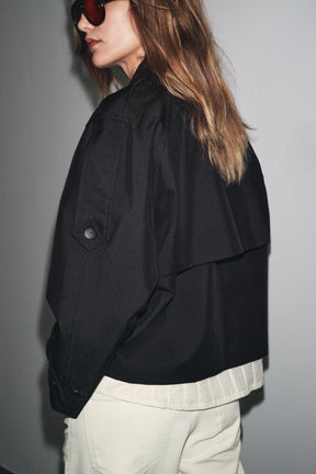 SHORT WATER-REPELLENT TRENCH ZW COLLECTION - Image 3