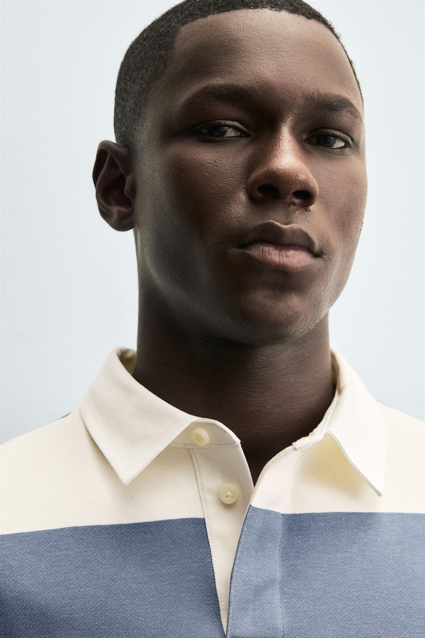 Contrast Collar Polo