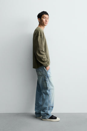 WASHED TEXTURED T-SHIRT - Image 4