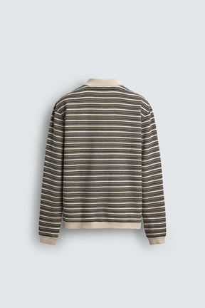 STRIPED TEXTURED JACKET - Image 7