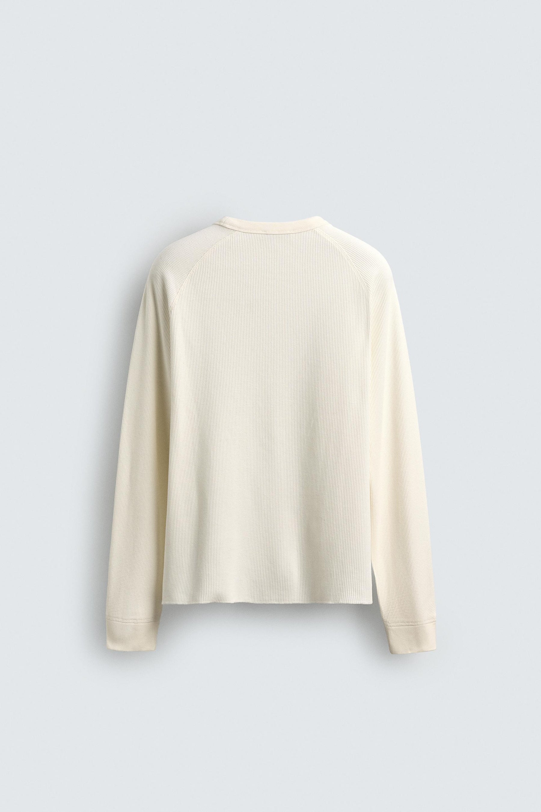 AARON LEVINE X WAFFLE-KNIT TEXTURE T-SHIRT - Image 7