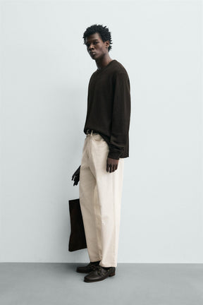 WAFFLE-KNIT TEXTURE T-SHIRT - Image 4