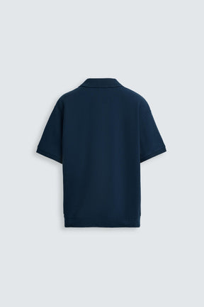 VERTICAL TEXTURED POLO SHIRT - Image 7