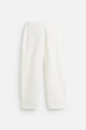 RELAXED FIT PLEATED TROUSERS - Image 8