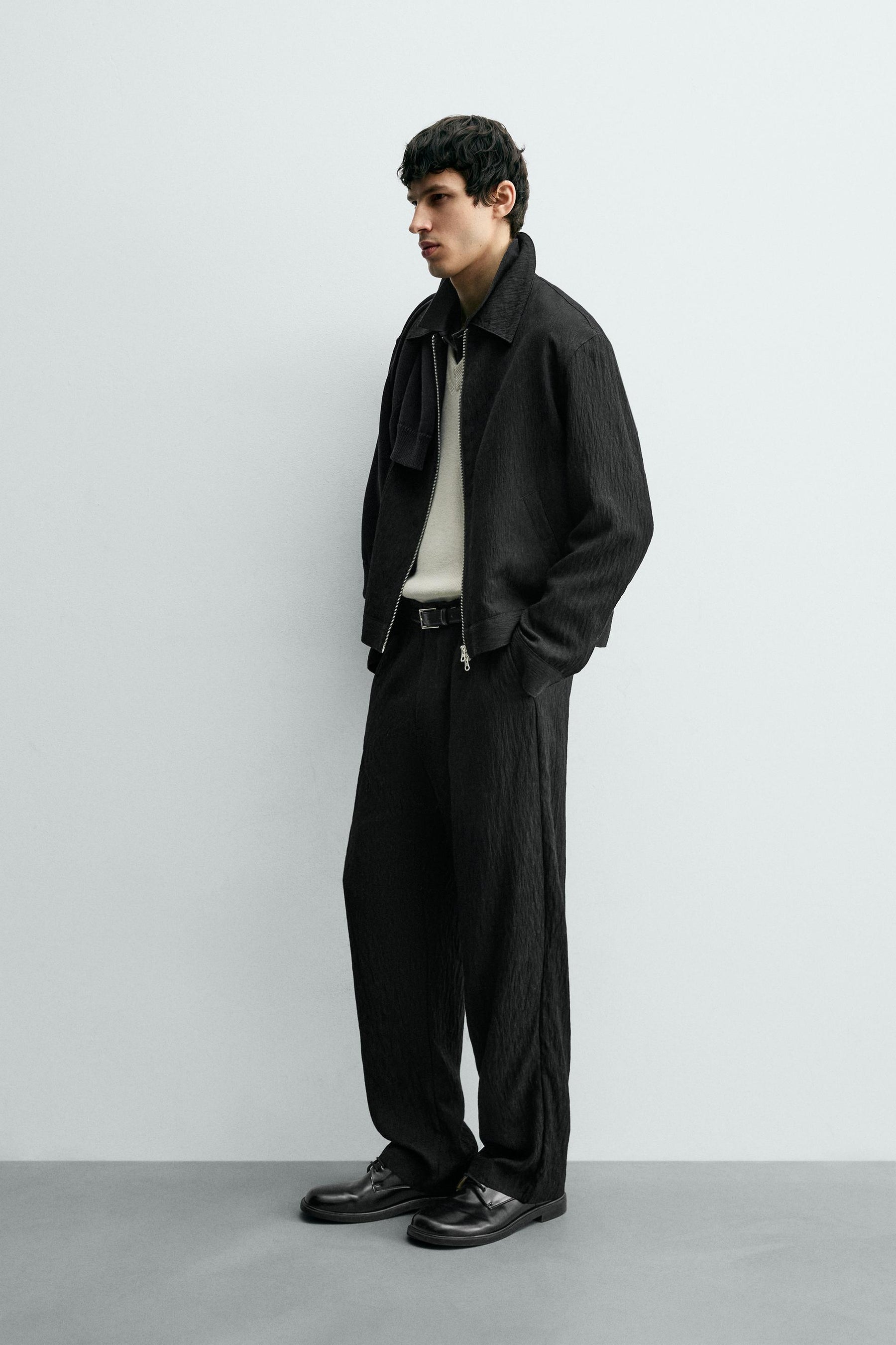 IRREGULAR TEXTURED JACKET - Image 4