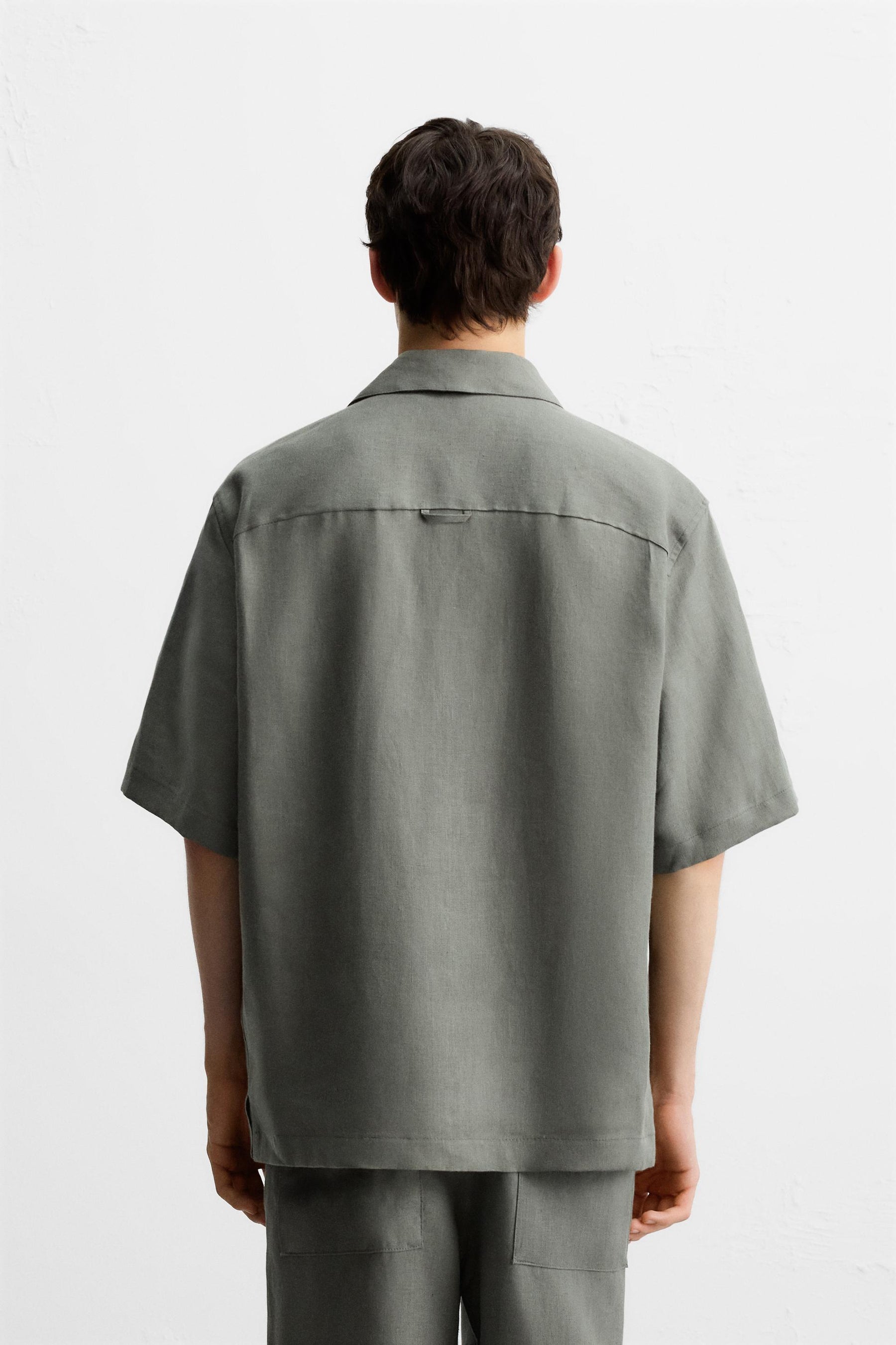 RELAXED FIT LINEN SHIRT - Image 3