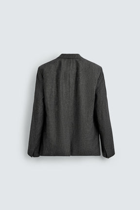 100% LINEN SUIT BLAZER - Image 7