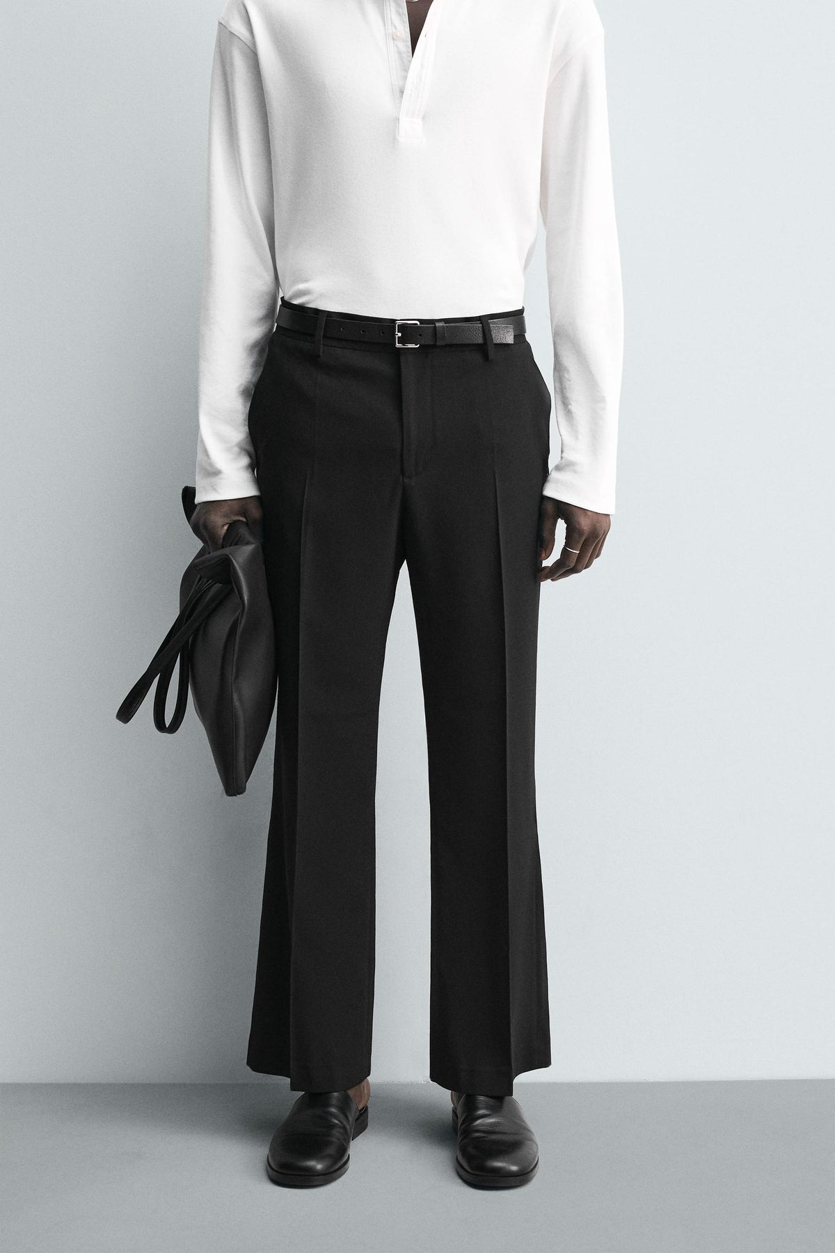 LOOSE-FITTING FLARED TROUSERS - Image 2